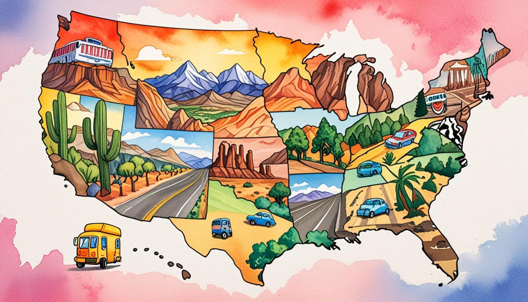 Top 10 Must-Visit Destinations for a 7-Day Road Trip Across the USA