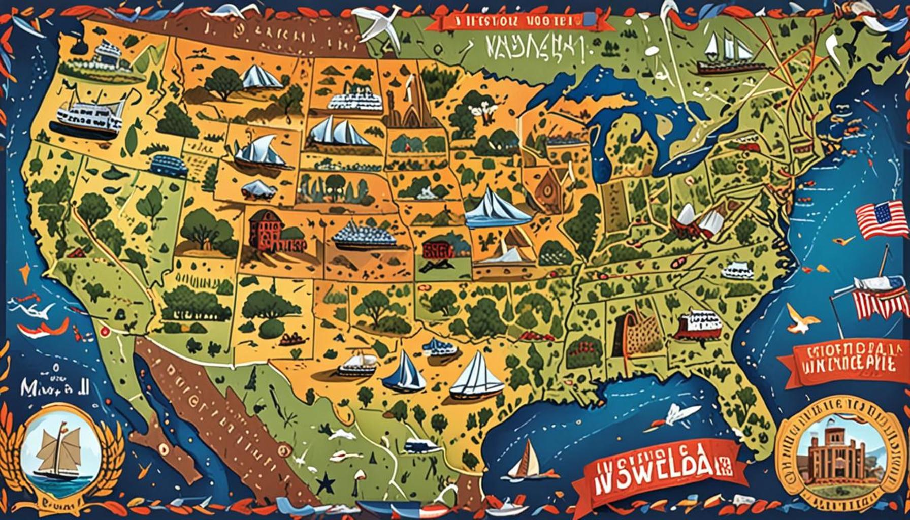 Historical Adventure Itineraries: Discovering Cultural Heritage and Monuments in the USA