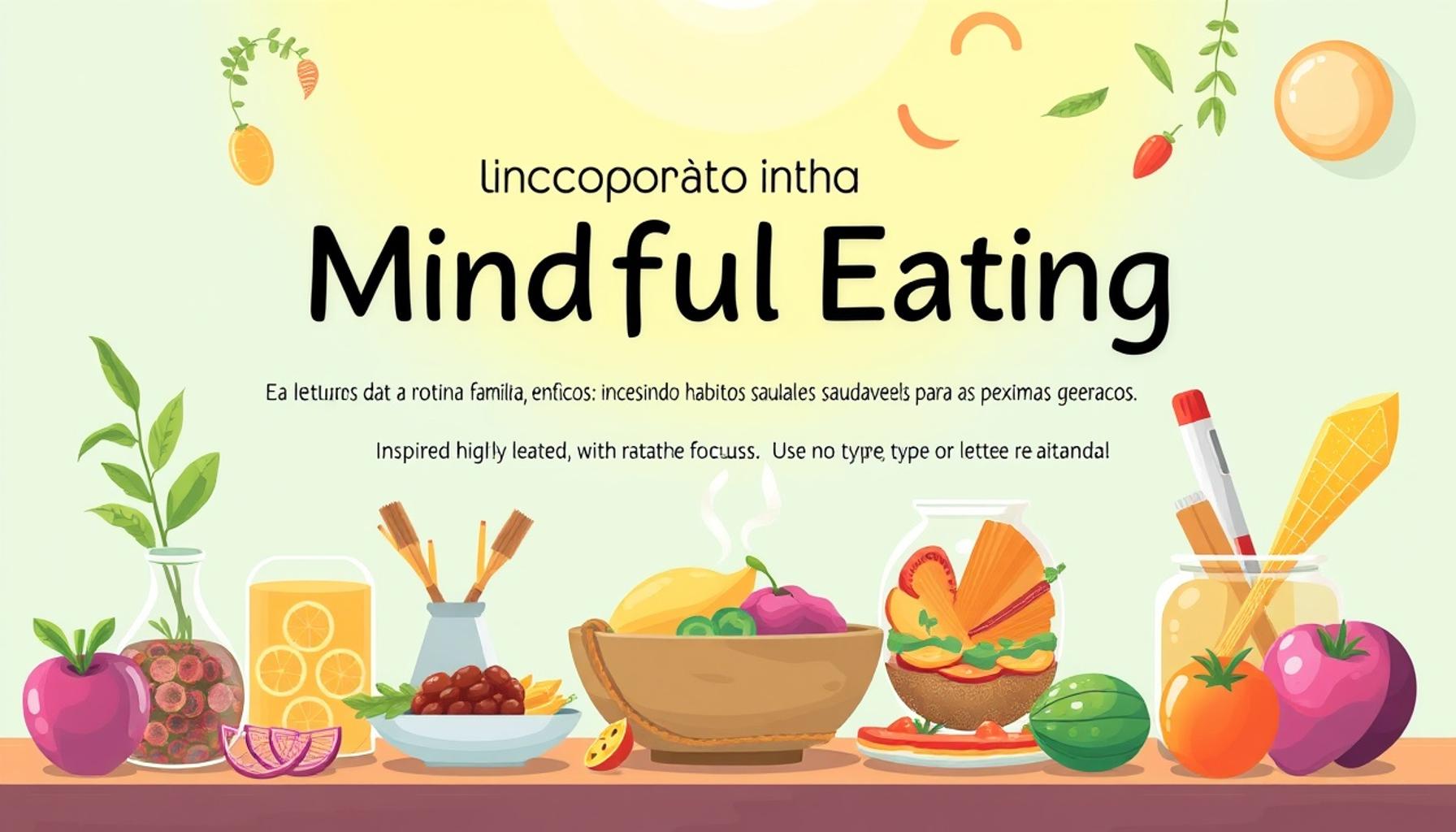 Incorporating Mindful Eating into Family Routine: Teaching Healthy Habits for Future Generations