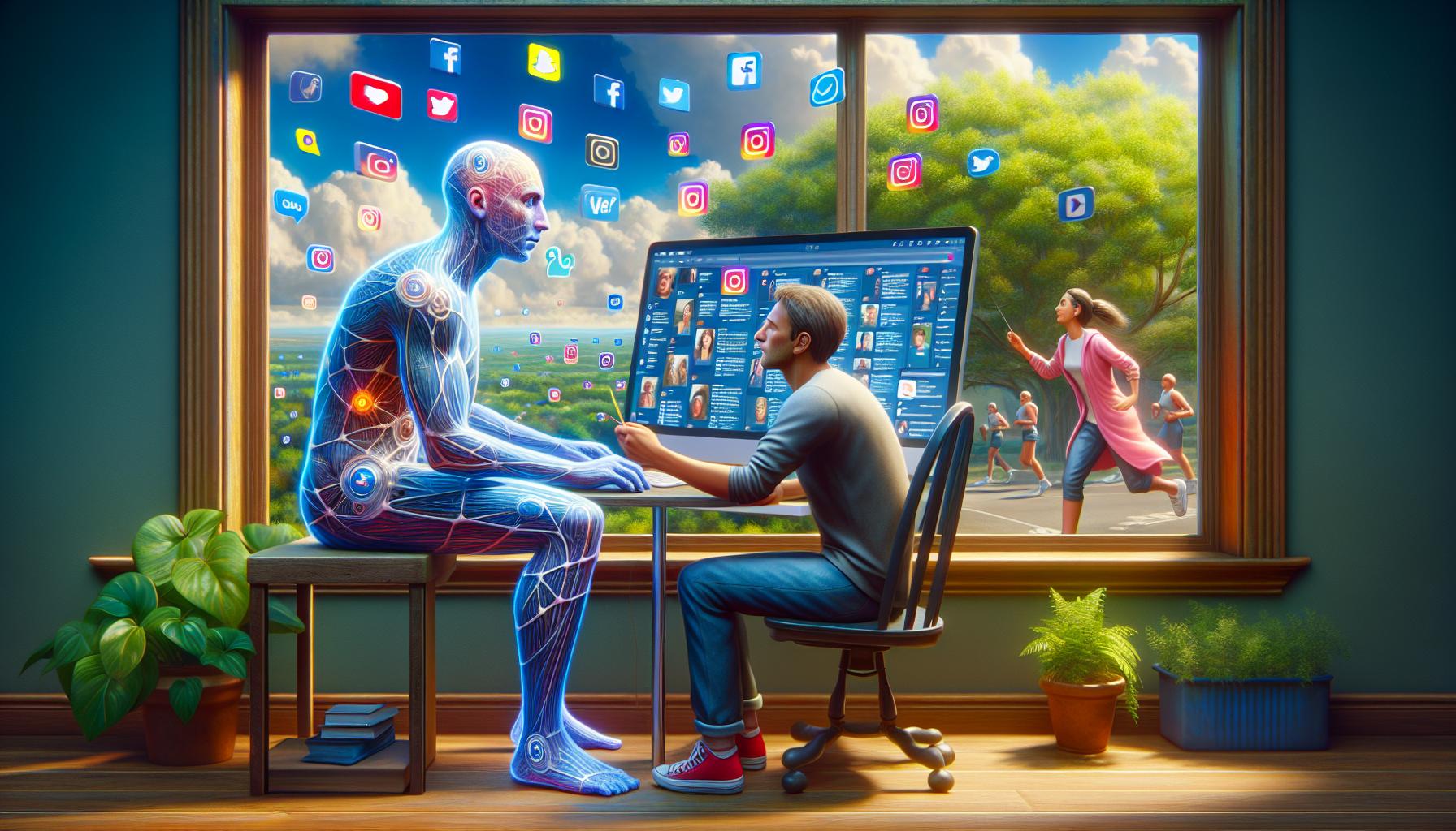 The Influence of Digital Social Networks on Real-Life Connections and Healthy Living